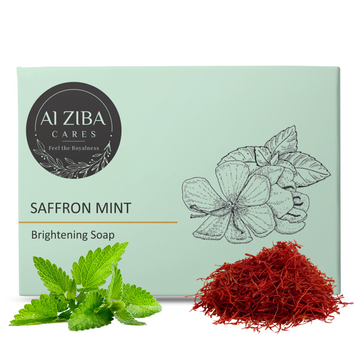Saffron Mint Soap – Brightening & Cooling (4 Pack)