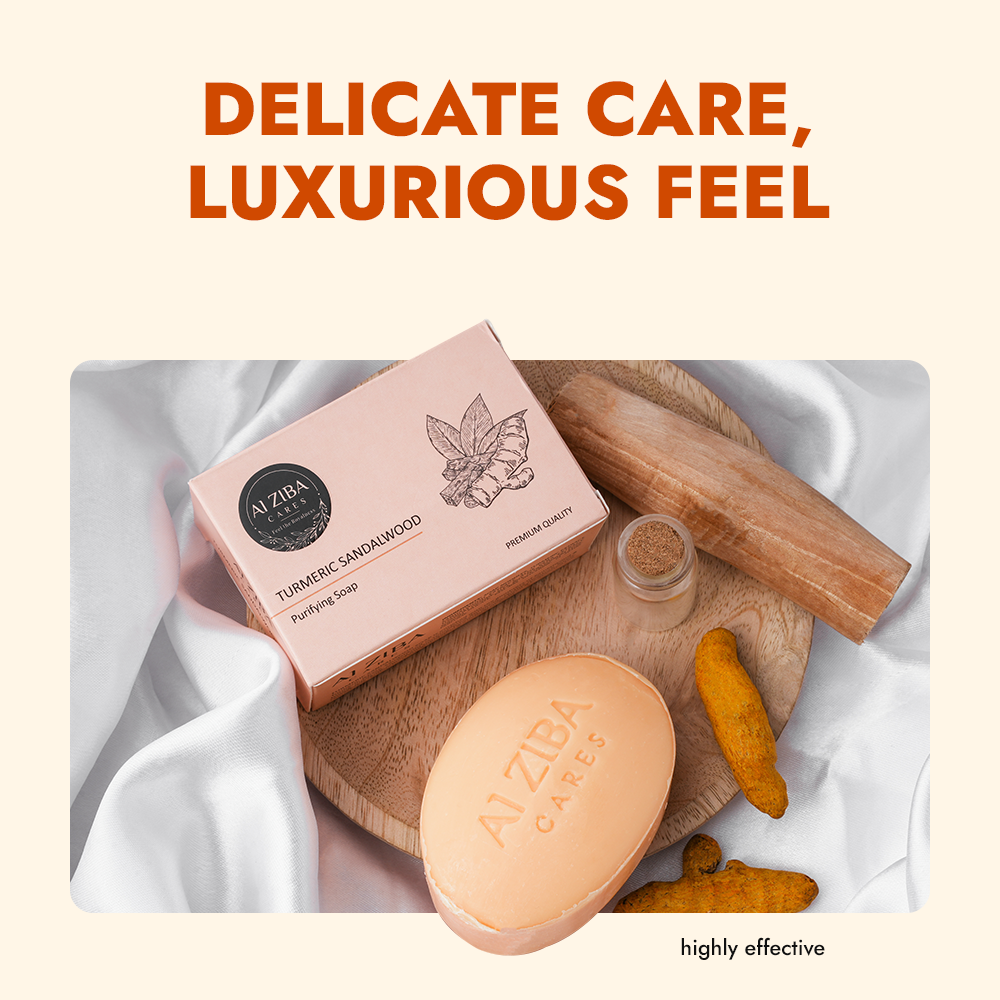 Turmeric Sandalwood Soap – Purify & Calm (4 Pack)