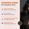 Caffeine and Keratin Shampoo with Niacinamide, Saw Palmetto & Biotin - hair growth, prevent hair loss,Long And Shiny Hair