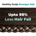 ALZIBA CARES Hair Fall Control Shampoo | Gives Upto 98% Less Hair Fall with Natural Bhringraj, Argan Oil and Vitamin B5 |Non-Toxic, Vegan, Gluten, Sulphate and Paraben Free | For Women & Men | 500ml - ALZIBA CARES